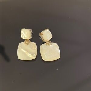 Sterling Silver Mother of Pearl Earrings